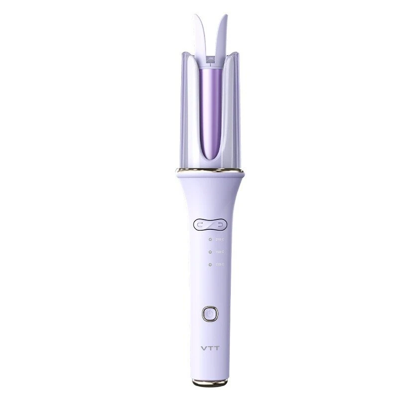28mm Professional Automatic Ceramic Curling Iron 3 Temperature Settings 5-Second Preheat Anti-Scald Design Automatic Rotating Curling Iron EU Plug (image for) 28mm Professional Automatic Ceramic Curling Iron 3 Temperature Settings 5-Second Preheat Anti-Scald Design Automatic Rotating Curling Iron EU Plug